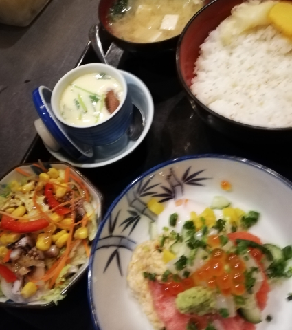 寿司(ばくだん丼)