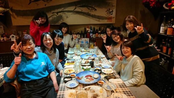 昭和バスケOG の新年会