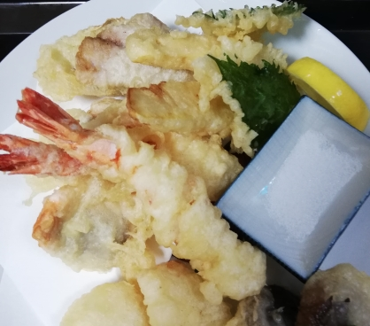天ぷらの盛り合わせ