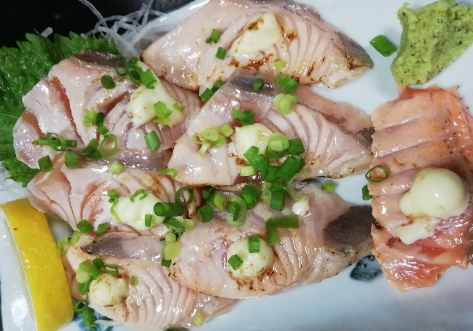 サーモンあぶり刺