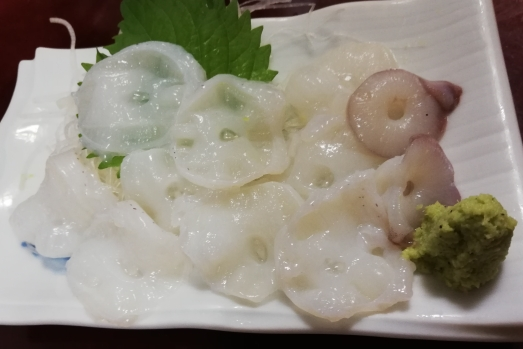 活タコ刺