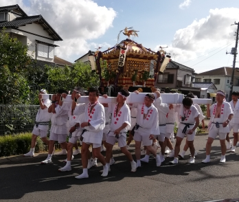 本日、南生実町のお祭り