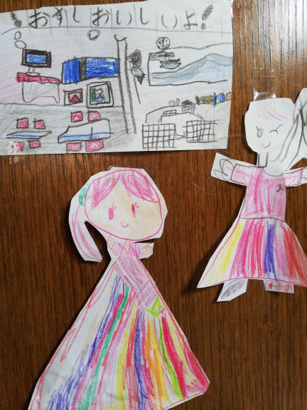 お子様のお絵描き